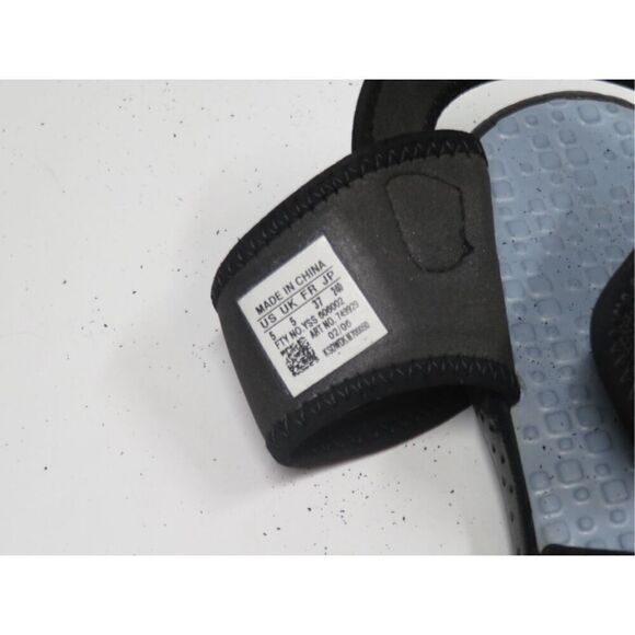 Adidas Adjustable Sport Water Sandals Boy Black Silver Size 5 - Picture 8 of 8